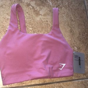 Pink Gymshark sports bra